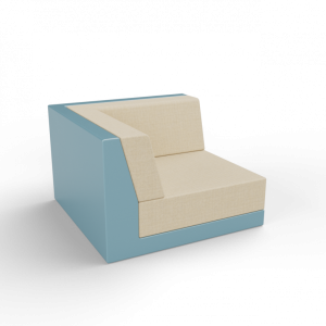 Угловой модуль BERKANO Quarter modular с подушками Snow White 2025 г.