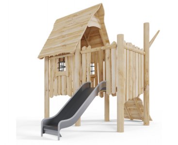 Домик с горкой ЭКО LM 2025 г.