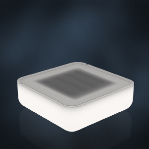 Стол BERKANO Grace с стеклом Snow White 2025 г.