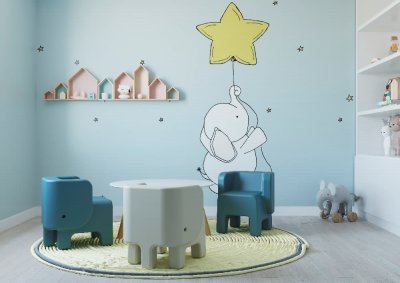 Детский стул Elephant Snow White 2025 г.