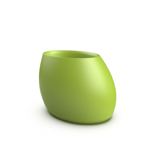 Кашпо BERKANO Bend 80 Snow White 2025 г.