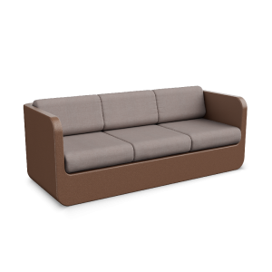 Диван BERKANO Grace с подушками Snow White / Bone Brown 2025 г.