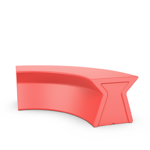 Скамейка BERKANO X-seat Arc Snow White