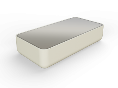 Стол BERKANO Grace средний со стеклом Snow White 2025 г.