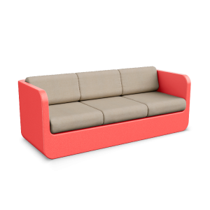 Диван BERKANO Grace с подушками Snow White / Bone Brown 2025 г.