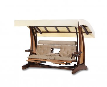 Дачные деревянные качели &quot;Валенсия III&quot; Классик 2025 г.