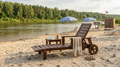 Шезлонг МОРСКОЙ ЗАКАТ 2026 г.