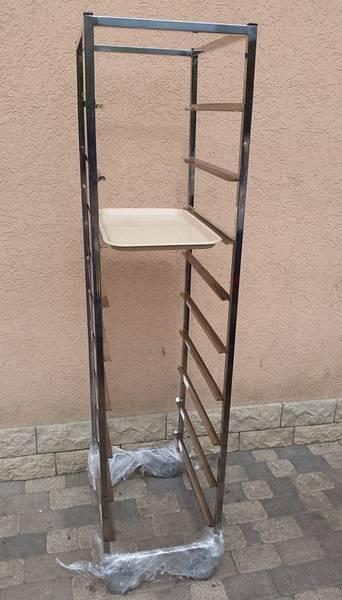 тележка шпилька для подносов из нержавейки, ТО 46