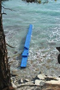 Понтоны для моря из модулей 50х50х40 см. Понтонный конструктор легкой сборки