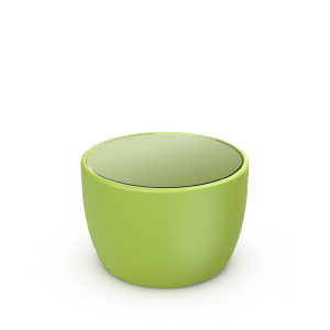 Стол BERKANO Smable с стеклом Snow White 2025 г.