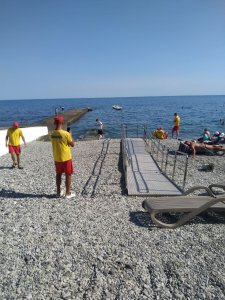 Пандус для купания (пандус для входа в воду) 2025 г.