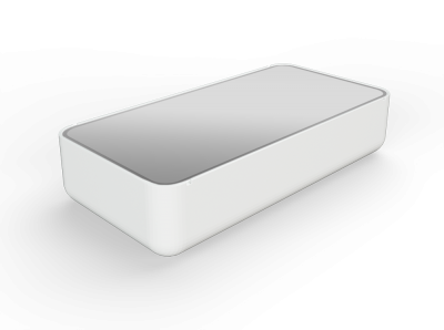 Стол BERKANO Grace средний со стеклом Snow White 2025 г.