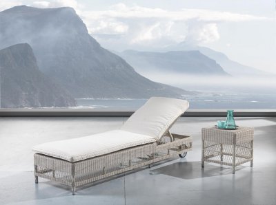 Шезлонг-лежак плетеный АКТИНИЯ 2024 г.