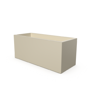 Кашпо BERKANO Cubric 120*50 Snow White 2025 г.