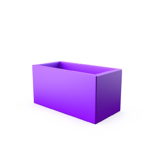 Кашпо BERKANO Cubric 40*100 Snow White 2025 г.