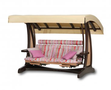 Дачные деревянные качели &quot;Валенсия III&quot; Классик 2025 г.