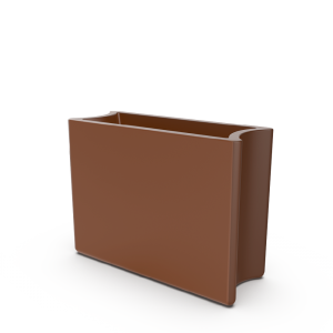 Кашпо BERKANO Smoov Planter Line DB Snow White 2025 г.