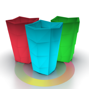 Кашпо BERKANO Agava 100 Snow White 2025 г.