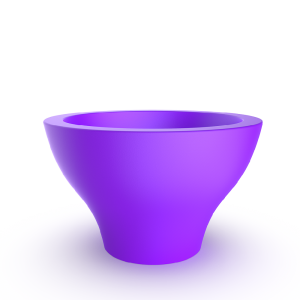 Кашпо BERKANO Vetro 75 Snow White 2025 г.