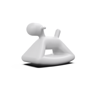 Собака-качалка Skippy 40 Snow White 2025 г.