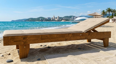 Шезлонг-лежак деревянный ПРИБОЙ 2026 г.