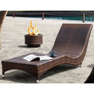 Шезлонг-лежак плетеный БЕРИНГ 2025 г.