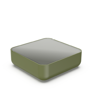 Стол BERKANO Grace с стеклом Snow White 2025 г.