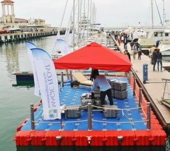 Понтоны для моря из модулей 50х50х40 см. Понтонный конструктор легкой сборки