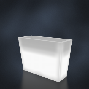 Кашпо BERKANO Trapezio 70H DB Snow White 2025 г.