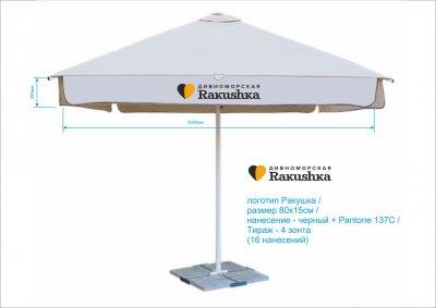 Брендирование зонтов 2024 г.