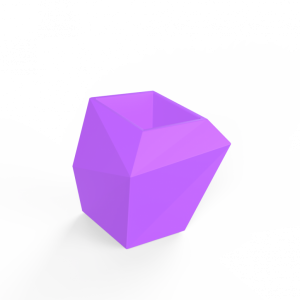 Кашпо BERKANO Quaro M Snow White 2025 г.