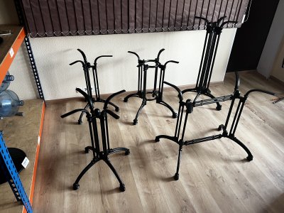 ПОДСТОЛЬЕ ЧУГУННОЕ ЧЕРНОЕ, ДЛЯ РЕСТОРАНА, ЛИТОЕ, СЕРИЯ IMPERO, АРТ. 3072