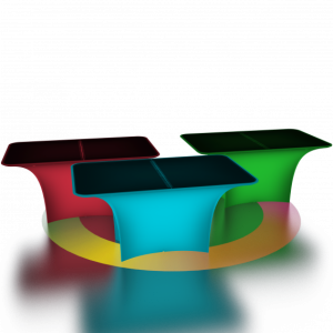 Стол BERKANO Oasis со стеклом Snow White 2025 г.