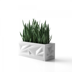 Кашпо BERKANO Icelandic Horizontal DB Snow White 2025 г.