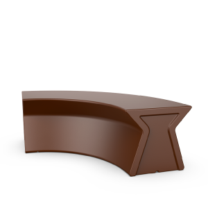 Скамейка BERKANO X-seat Arc Snow White