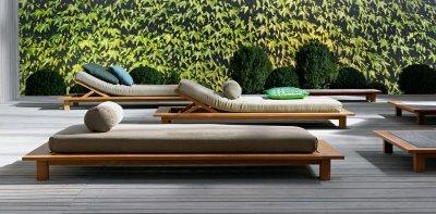 Лежак деревянный InOut