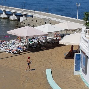 Большой пляжный телескопический зонт Альбатрос. 4х4 м., квадратный. 2025 г.