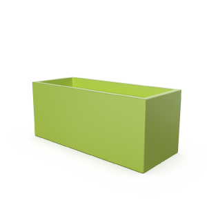 Кашпо BERKANO Cubric 120*50 Snow White 2025 г.