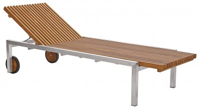 Шезлонг-лежак деревянный Adamas