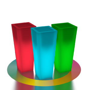 Кашпо BERKANO Trapezio 100V DB Snow White 2025 г.