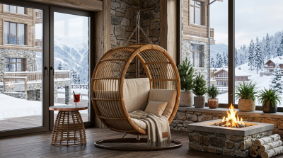 Плетеное кресло из искусственного ротанга ЭГАРА