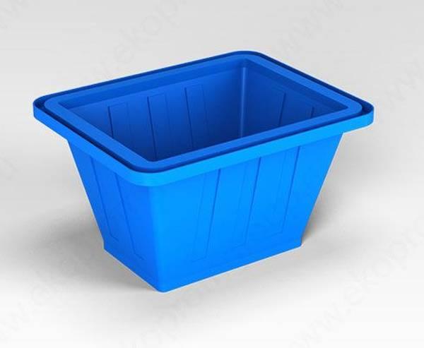 тележка для прачечной с пластиковым баком, ТП 27.5 2024 г.