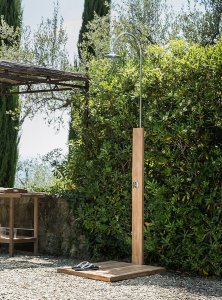 Деревянный уличный душ Helix Rus Цена 2025 г.