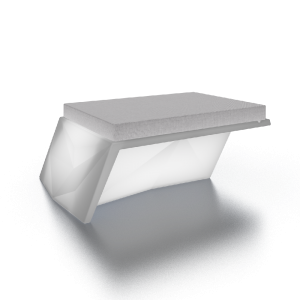 Угловой модуль BERKANO Quaro с подушками Snow White / Bone Brown 2025 г.