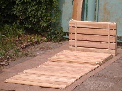Деревянные пляжные дорожки. Ширина 1 м. длинна 5 м. 2023 г.