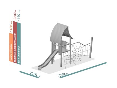 ДЕТСКИЙ ИГРОВОЙ КОМПЛЕКС ЭКО 206