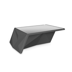 Стол BERKANO Quaro со стеклом Snow White 2025 г.