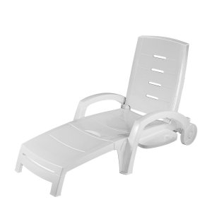 Шезлонг БЕЛОГОРЬЕ складной на колесах с ящиком 2023 г.