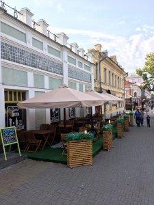 Зонт для кафе телескопический 3х3 м. 2024 г.