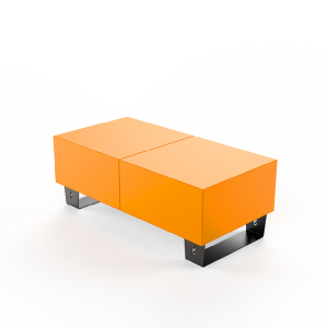 Скамейка BERKANO Brick 120 Snow White 2025 г.